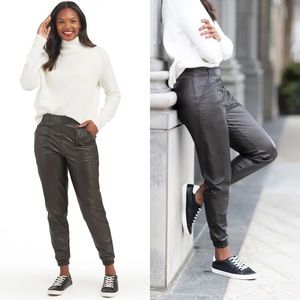 Spanx The Leather-Like Jogger Faux Leather